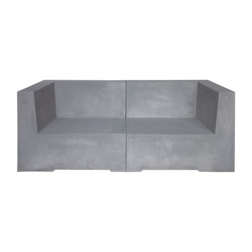 Beton 2Θέσιος Kαναπές Κήπου Βεράντας Cement Grey c531866