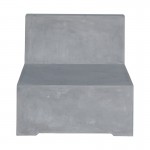 Beton Καρέκλα Σαλονιού Κήπου Βεράντας Cement Grey c531867