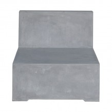 Beton Καρέκλα Σαλονιού Κήπου Βεράντας Cement Grey c531867