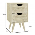 Notte Κομοδίνο Απόχρωση Sonoma c531927