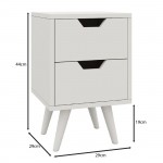 Notte Κομοδίνο Απόχρωση Άσπρο c531928