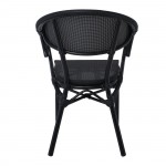 Kosta Πολυθρόνα Dining Αλουμινίου Απόχρωση Μαύρο Textilene Μαύρο c531954