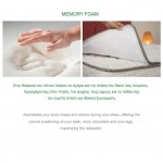 Ανώστρωμα Αφαιρούμενο Memory Foam Pocket Spring Μονής όψης ΣΤΡΩΜΑ 4 c531974