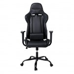 Gaming Πολυθρόνα Γραφείου Ανάκλιση Πλάτης έως 90 Pu Μαύρο c531978