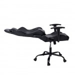 Gaming Πολυθρόνα Γραφείου Ανάκλιση Πλάτης έως 90 Pu Μαύρο c531978
