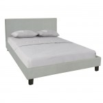 Dalton Κρεβάτι Διπλό για Στρώμα 140x190cm Ύφασμα Απόχρωση Grey Stone c531982
