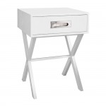 Luci Κομοδίνο Άσπρο Λάκα MDF c531986