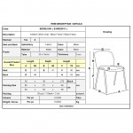 Alpha Καρέκλα Στοιβαζόμενη Γραφείου Επισκέπτη Μέταλλο Βαφή Μαύρο Ύφασμα Μαύρο c532016