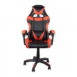 Gaming Πολυθρόνα Γραφείου Διευθυντή Pu Μαύρο Κόκκινο c532035