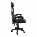 Gaming Πολυθρόνα Γραφείου Διευθυντή Pu Μαύρο Γκρι c532036