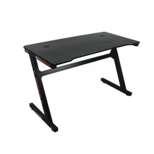 GAMING Γραφείο 120x60cm τ Carbon Μέταλλο Βαφή Μαύρο c532105