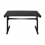 GAMING Γραφείο 120x60cm τ Carbon Μέταλλο Βαφή Μαύρο c532105