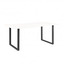 Liz Βάση Τραπεζιού Set 2 τεμαχίων 79x6 H 73cm Μέταλλο Μαύρο c532114