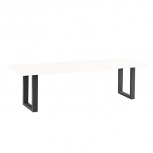 Liz Βάση Set 2 τεμαχίων 30x6 H 43cm για Τραπεζάκι Σαλονιού Μέταλλο Μαύρο c532115