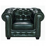 Chester Birmingham Πολυθρόνα Σαλονιού Καθιστικού Δέρμα Antique Green c532119