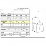 Alpha Καρέκλα Στοιβαζόμενη Γραφείου Επισκέπτη Μέταλλο Βαφή Μαύρο Ύφασμα Μπλε c532145