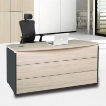 Avanzata Γραφείο 160x80cm Απόχρωση Elm Sky Grey c532175