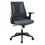 Πολυθρόνα Γραφείου Mesh Γκρι Ύφασμα Γκρι c532192