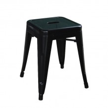 Intra Σκαμπό Στοιβαζόμενο Μέταλλο Βαφή Μαύρο c532212