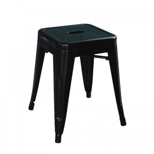 Intra Σκαμπό Στοιβαζόμενο Μέταλλο Βαφή Μαύρο c532212