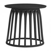 Soba Τραπεζάκι Βοηθητικό PP UV Μαύρο c532215