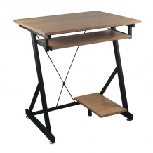 Repat Γραφείο Η Υ Μέταλλο Βαφή Μαύρο Melamine Απόχρωση Sonoma c532216