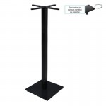 Βάση Τραπεζιού BAR 45x45 H 109cm με ρεγουλατόρο Μέταλλο Βαφή Μαύρο 14 70Kg Συσκευασία 2 Τεμαχίων c532219