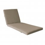Estate Μαξιλάρι Ξαπλώστρας A Ύφασμα Cappuccino Water Repellent με Φερμουάρ Velcro c532271