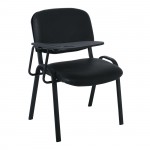 Alpha Καρέκλα Θρανίο Μέταλλο Βαφή Μαύρο PVC Μαύρο 65x70x77cm c532317