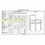 Reno Πολυθρόνα Στοιβαζόμενη Κήπου Μέταλλο Βαφή Άσπρο Textilene Cappuccino 4 20kg c532332