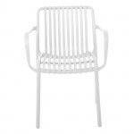 Moderna Πολυθρόνα Pro Στοιβαζόμενη PP UV Protection Απόχρωση Άσπρο c532455