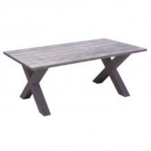 Vicolo Τραπέζι Dining Κήπου Βεράντας ALU Grey c532469