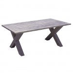 Vicolo Τραπέζι Dining Κήπου Βεράντας ALU Grey c532469