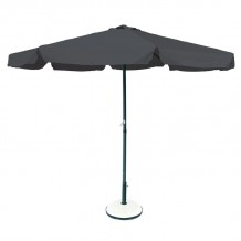 Umbrella Αλουμινίου Σκελετός Ανθρακί Ύφασμα Γκρι c532532