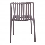 Moderna Καρέκλα Pro Στοιβαζόμενη PP UV Protection Απόχρωση Mocha c532563