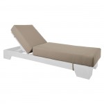 Estate Μαξιλάρι Ξαπλώστρας B Ύφ Cappuccino Water Repellent με Φερμουάρ Velcro c532570