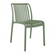 Moderna Καρέκλα Pro Στοιβαζόμενη PP UV Protection Απόχρωση Πράσινο c532620