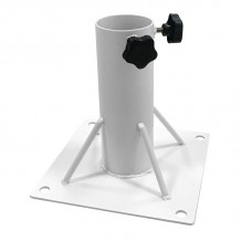 Βάση Ομπρέλας Ψάθινης Εδάφους Μέταλλο Άσπρο c532628