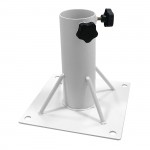 Βάση Ομπρέλας Ψάθινης Εδάφους Μέταλλο Άσπρο c532628