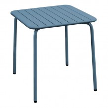 Viva Slat Τραπέζι Pro Κήπου Βεράντας Μέταλλο Βαφή Sandy Blue 5415C c532754