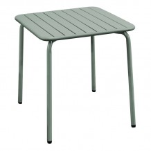 Viva Slat Τραπέζι Pro Κήπου Βεράντας Μέταλλο Βαφή Sandy Green 5635C c532755