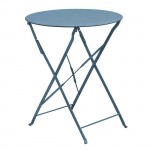 ZAPPIO Pantone Τραπέζι Πτυσσόμενο Μέταλλο Βαφή Sandy Blue 5415C c532762