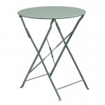 Zappio Pantone Τραπέζι Πτυσσόμενο Μέταλλο Βαφή Sandy Green 5635C c532763