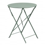 Zappio Pantone Τραπέζι Πτυσσόμενο Μέταλλο Βαφή Sandy Green 5635C c532763