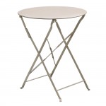 Zappio Pantone Τραπέζι Πτυσσόμενο Μέταλλο Βαφή Beige 14 212 c532764