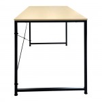 Γραφείο Η Υ Μέταλλο Βαφή Μαύρο Melamine Beech c532821