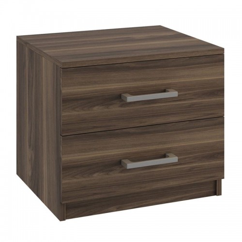 Vita Κομοδίνο με 2 Συρτάρι Απόχρωση Καρυδί 48x40x41cm c532943