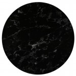 High Pressure Laminated Επιφάνεια Τραπεζιού Απόχρωση Black Marble UV σετ 2 τεμ c532955 