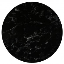 High Pressure Laminated Επιφάνεια Τραπεζιού Απόχρωση Black Marble UV σετ 2 τεμ c532955 