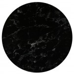 High Pressure Laminated Επιφάνεια Τραπεζιού Απόχρωση Black Marble UV σετ 2 τεμ c532955 